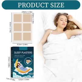 42 Stück Schlaf Patches, Schlafpflaster, Ganz Natürliche Tiefschlafpflaster, Verbesserte natürliche Tiefschlaf Patches, Pflaster Durchschlafen, Schlaftabs für Erwachsene, Müdigkeit Zu Reduzieren