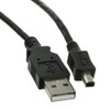 CableWholesale Black USB Type A Male to 4 Pin Mini-B