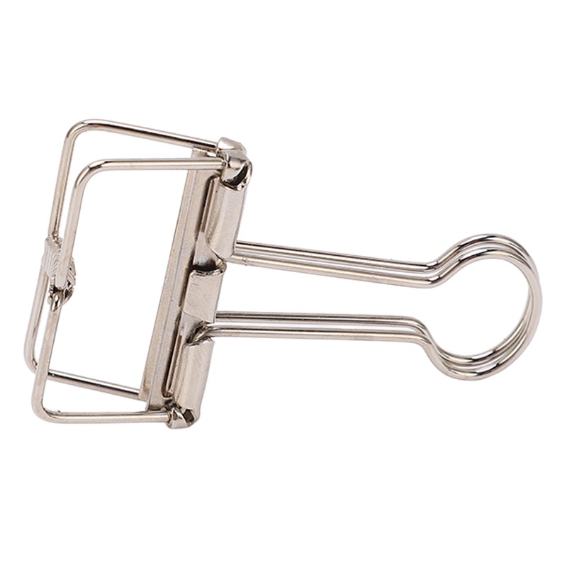 50Pcs Metal Hollow Binder Clips Multipurpose Durable Paper Clamps for