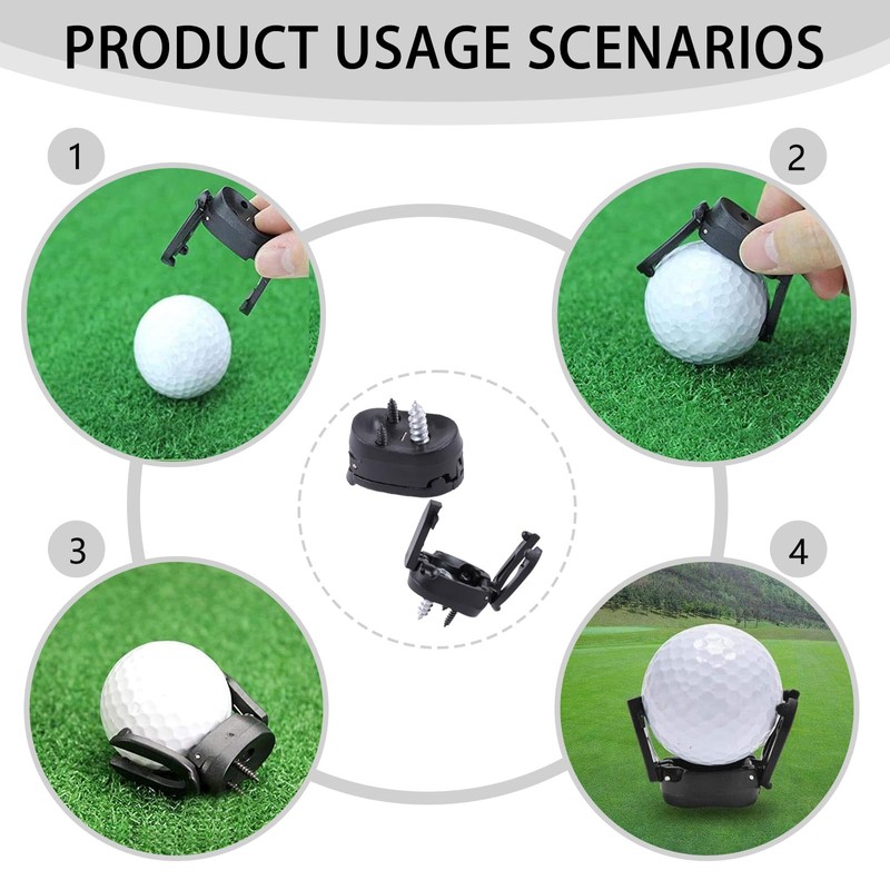 Syylqyr 4 Pcs Golf Ball Grabber, Golf Ball Picker Upper