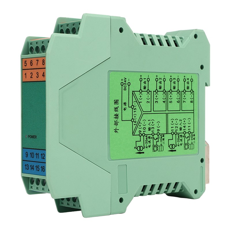 DC Signal Isolator 2 in 4 Out Current Transmitter 4‑20mA