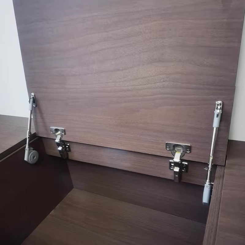 Soft Close Cabinet Lid Hinges with Hydraulic Dampening, 105 Degree