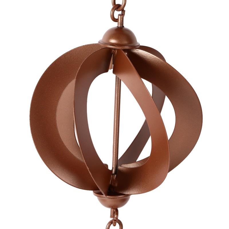 Hztyyier Hanging Metal Decorative Rain Chain for Garden Courtyard