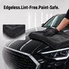 1600 GSM Car Drying Towel, 36x24 70/30 Microfiber, Black