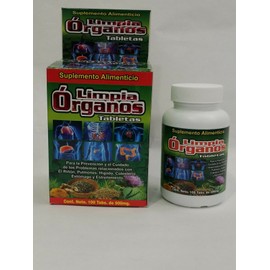 DINA 100% ORIGINAL Limpia Organos "Complete Organ Detox" 100 tabletas de 500mg