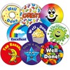 450 Mixed Scented Motivational Childrens Pupils School Teachers Reward Stickers