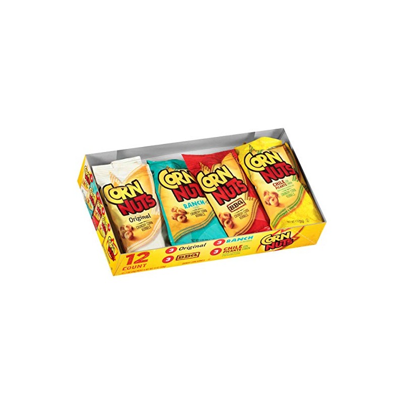 Corn Nuts Original, Ranch, BBQ, Chile Picante con Limon Crunchy