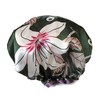 (Lily) - Quanchen Shower Cap for Women Long Hair,Reusable Elastic