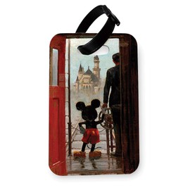 | Toasted | Mickey & Walt Holding Hands V2 | Printed Art Luggage Tag