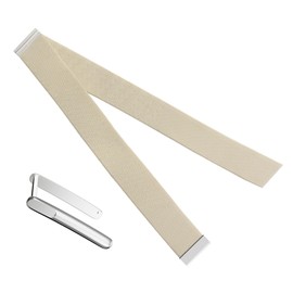 Fitcent Adjustable SuperKnit Bicep band Compatible with WHOOP 5.0 WHOOP One+Peak/MG LIFE, Soft Nylon Bicep Bands with Stainless Steel U Shape for WHOOP LIFE ECG Whoop 5.0 bands (Khaki, MG)