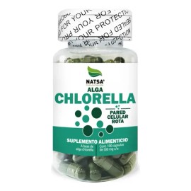Chlorella, 100 Cápsulas, Elimina Toxinas, Metales Pesados, Purifica tu Organismo, Calidad Premium