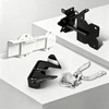 2 Pack 9" Flip Gate Latch Lock with Padlock Hole,Matte