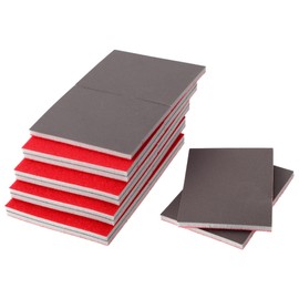 TUCKBOLD 20 Stück 3,94 x 2,95 Zoll P3000 Schleifschwamm Feine Schleifpads Waschbar für Metall Holz Trockenbauwände Felsen Autolack Kunststoff DIY 0,2 Zoll