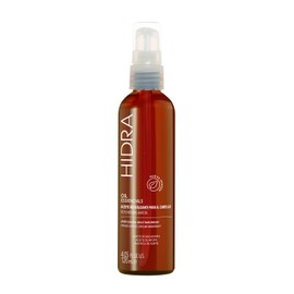 HIDRA ESSENCIALS OIL – Aceite Nutritivo 120 ml | Hidratante para Cabello Seco o Dañado | Revitaliza, Aporta Sedosidad y Brillo | Con Aceite de Macadamia, Argán y Karité | Filtro UV y Aroma Tipo SPA