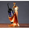 CdyBox Elegant Wine Bottle Holder Ornament Wine Single Bottle Holder