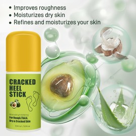 Cracked Foot Cream Roll-On Moisturizer, 1.76floz