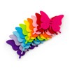 Summer-Ray 100pcs Colorful Felt Butterflies Lollipop Day/Candy Holders for Party