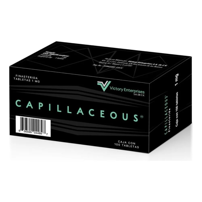 Finasterida 1 Mg Caja Con 100 Tabletas / Capillaceous®