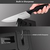 Knife Set with Sharpener – High Carbon Stainless Steel 15