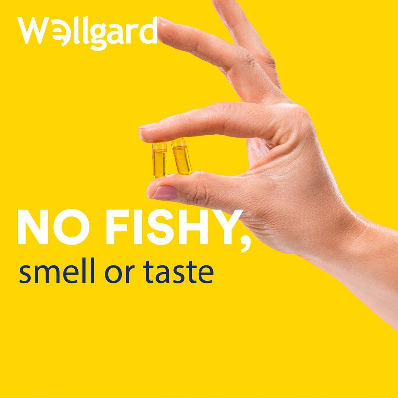 Vegan Omega 3 6 9 Capsules by Wellgard - High