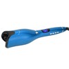 Automatic Curling Iron Wand LED Temperature Display Timer Blue Curling