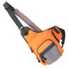 Polyester Multifunctional Fishing Tackle Crossbody Bag with Adjustable Shoulder Straps(Orange