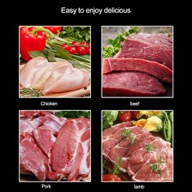 Topyond Meat hammer, robust meat tenderiser, robust, steak hammer made of stainless steel with non-slip handle, suitable for use in the kitchen, cooking accessories