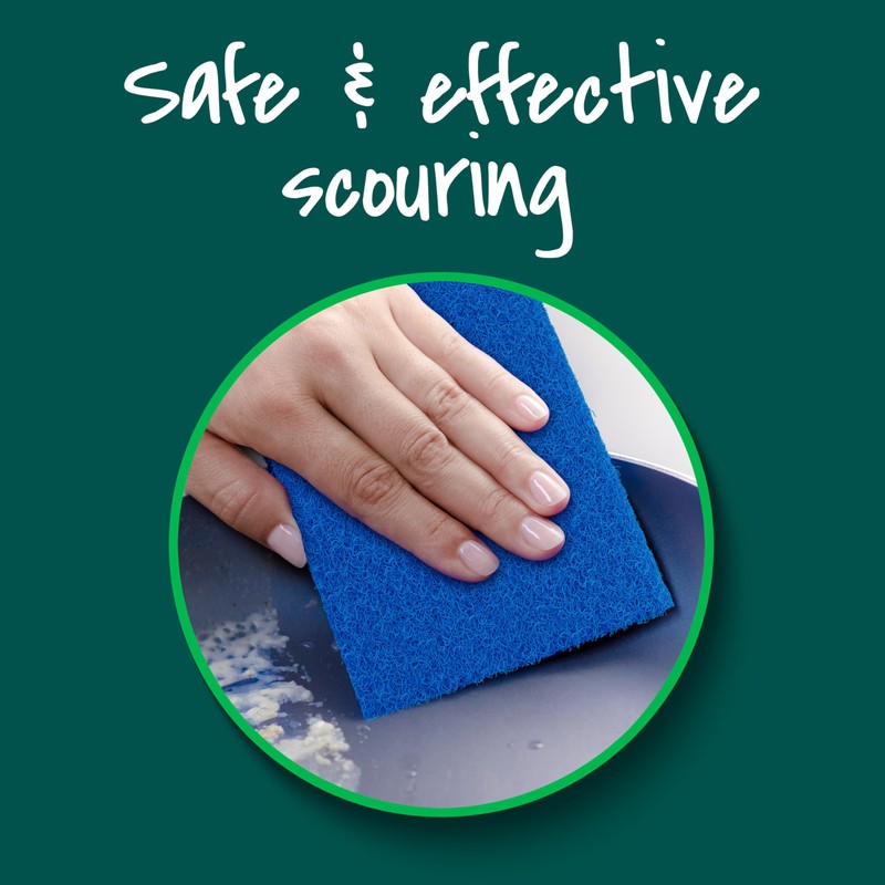Scotch-Brite® Zero Scratch Scour Pad, 3 Scrubbing Pads, Non-Scratch Scouring