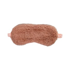 1 Pcs Plush Soft Sleep Eye Cover, Ultra Cute Blindfold Travel Sleep Mask for Kids Men Women, with Elastic Strap, Adjustable for Kids Adult (Dark Pink)