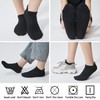 ATBITER Black Ankle Socks Women's With Cushioned Athletic Running No