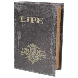 FOMIYES Decorative Faux Book Storage Box Vintage Antique Shaped Organizer for Desk Shelf for Home Office Decor and Trinkets Keepsakes