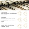 100pcs Heart Shape Paper Clips Cute Metal Paper Clips Portable