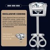 Moissanite Stud Earrings for Women 0.8Ct-4Ct, Gifts for Wife Mom
