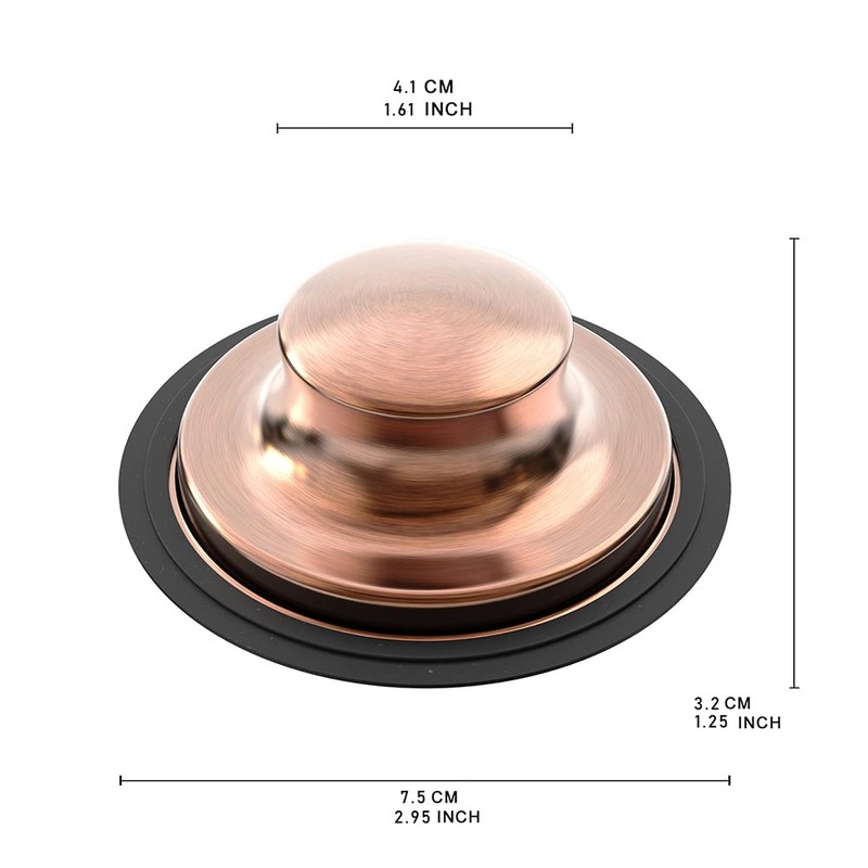 Kitchen Sink Stopper, 3-1/2 inch Universal Sink Plug Cover for