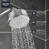 GROHE 260432431 Tempesta Cosmopolitan 100 4" Showerhead 1.75 GPM, 4