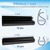 64 Pcs Pool Cover Clips, 2 Shapes Winter Swimming Pool