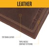 Carhartt Men's Rugged Leather Triple Stitch Wallets, Available in Multiple
