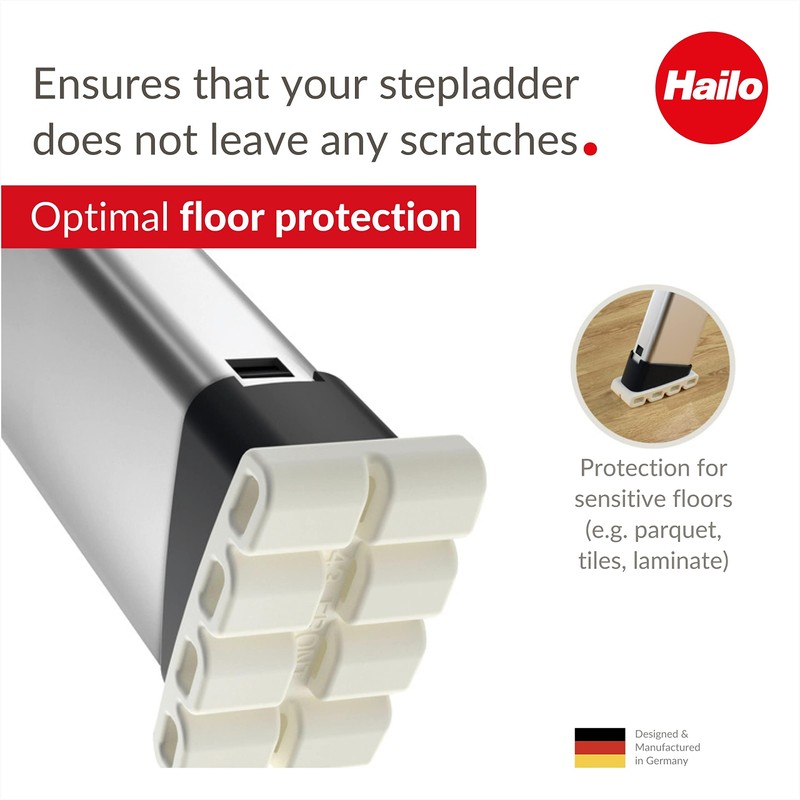 Hailo 9947-001 Easy Clix Interchangeable Feet for wood Set 2