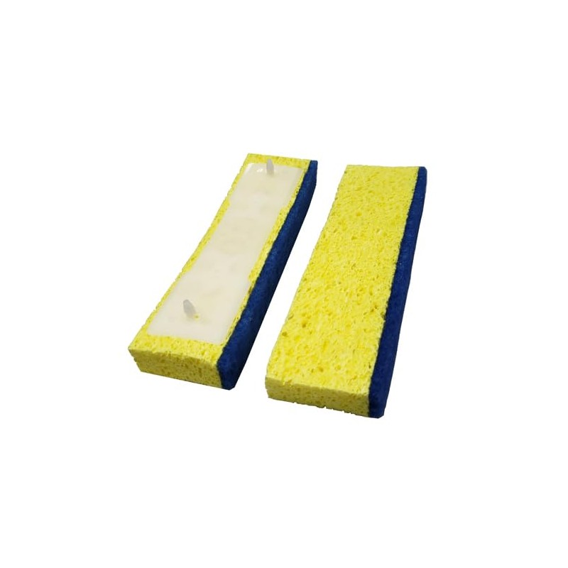 HOMEMAID® Cellulose Scrubber Refill - Metal Squeeze Sponge Mop Replacement