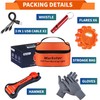 Markstor Led Road Flares 6 Pack LED Flares Emergency Kit,