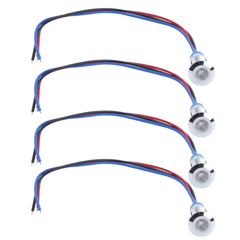 4 Set LED Indicator Light Signal 2Color Common Anode Waterproof