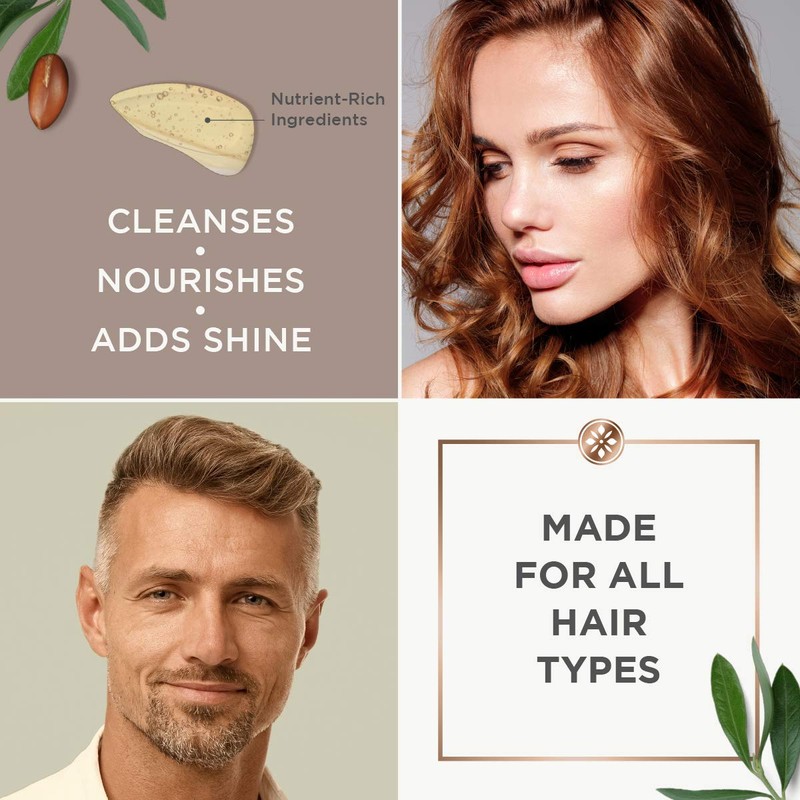 Argan Magic Shine Boosting Shampoo - Gently Cleanses and Restores