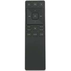 XRS551-D Replaced Remote fit for VIZIO SmartCast Sound bar SB3820-C6 SB4451-C0 SB4051-D5 SB3851-D0 SB4551-D5 SB3651-E6 SB4451C0 SB4051D5 SB3851D0 SB4551D5 SB3651E6 SB2821-D6 SB2821-D6B SB3621n-E8