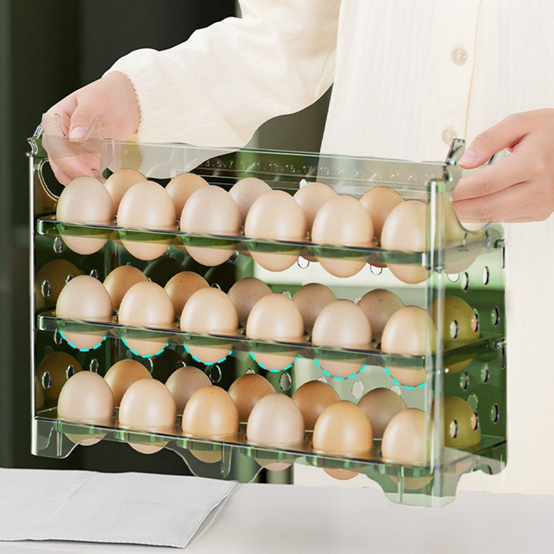 Refrigerator Side Door Egg Rack Multi Functional Anti Slip Flip