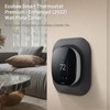CaseBot Matte Black Wall Plate for 2022 Ecobee Smart Thermostat
