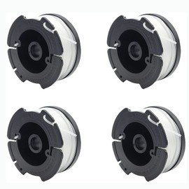 unique corn A6481 A6485 Spool Line Compatible with Black & Decker, 30'x 0.065" Replacement Spool for Reflex Strimmer ST5530-GB GLC3630L20-GB STC1820PC-GB BESTA530-GB BESTA525-GB (4 Packs)