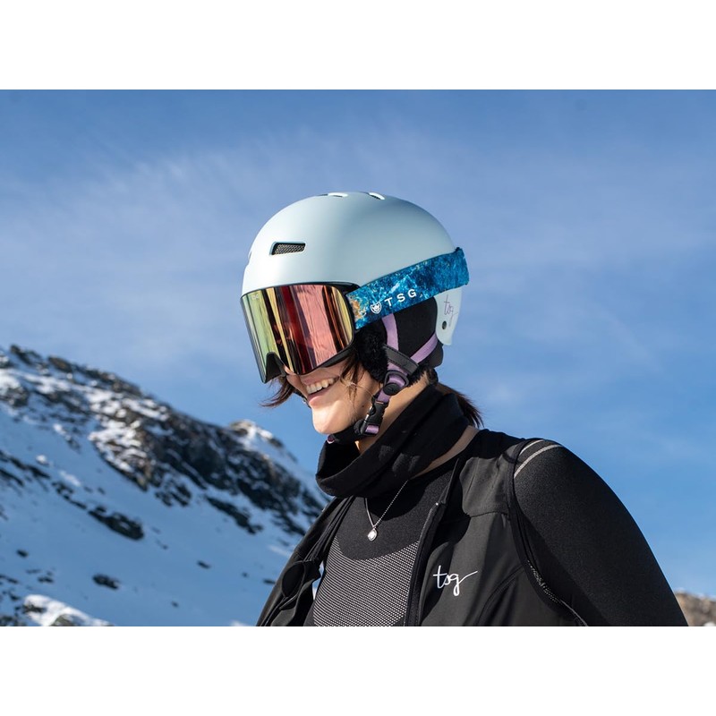 Goggle Four Asian Fit - Solid Black-Rainbow Chrome_102