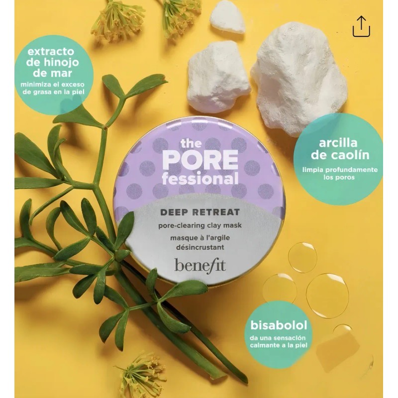 Mascarilla Benefit Profundo Retreat Pore
