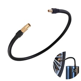 Bicycle Pump Adapter, Bicycle Valve Adapter, French Valve Adapter for French Valve, 2-in-1 Valve Stem Extension Tube, Bicycle Tyre Pump Tube for All Types of Bicycles (60 cm)