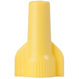 GB Gardner Bender 16-084 WingGard Ultra High-Leverage Easy-on Wing-Type Twist-on Wire Connector - Yellow #22-#10 AWG - 100 per Jar